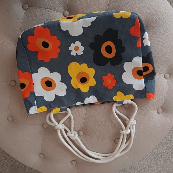 Floral Canvas tote bag "Summer Blooms" by Farmhouse Is My Style - Picture 2 of 5